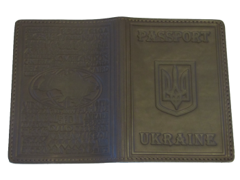 Кожаная обложка для паспорта 