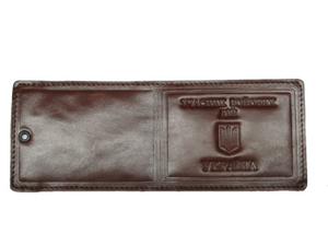 Кожаная обложка для участника боевых действий